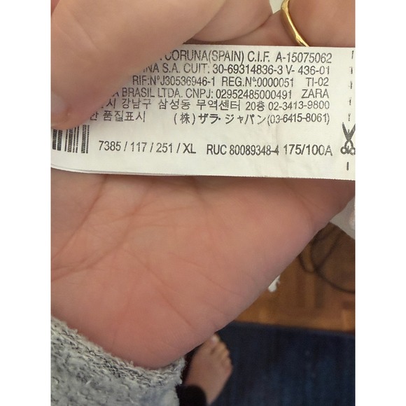 ZARA White Shirt Dress Button Front Elastic Waist Short Sleeve XL Casual Minimal - Picture 5 of 8